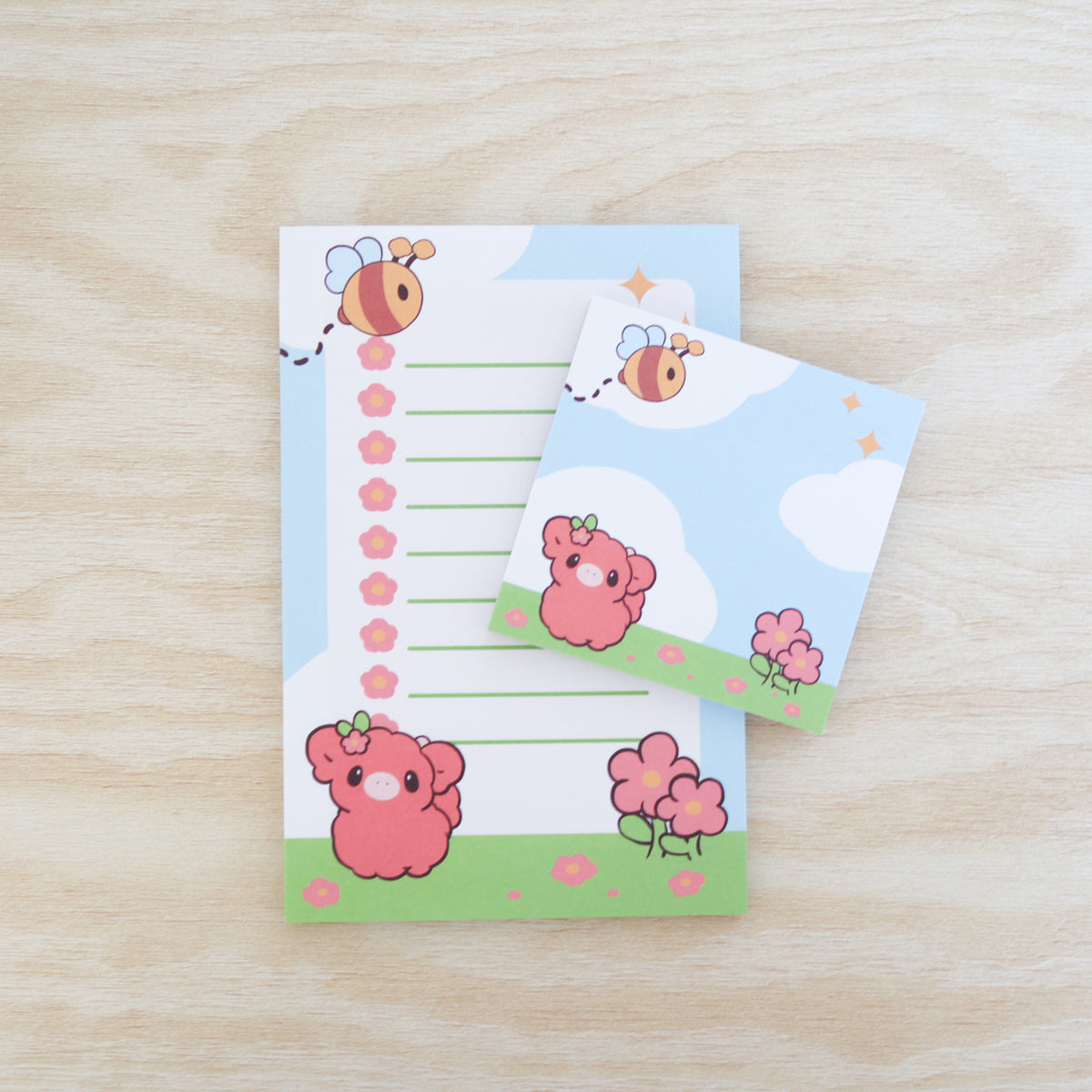 Highland Cow Sticky Note & Notepad Bundle Fuwuffle